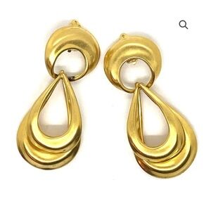 Robert Lee Morris Gold Teardrop Earrings